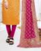 Picture of Shapely Yellow Straight Cut Salwar Kameez