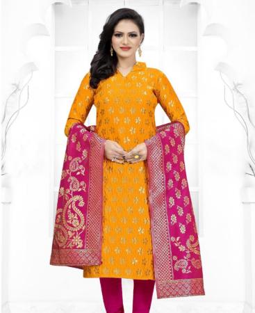 Picture of Sublime Yellow Casual Saree