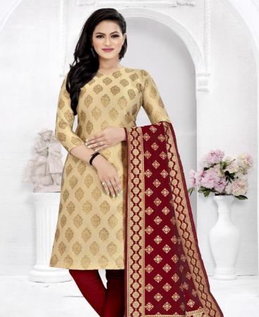 Picture of Exquisite Cream Casual Saree