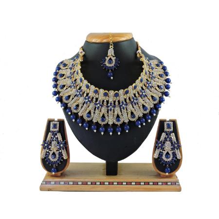 Picture of Elegant Blue Necklace Set