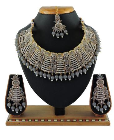 Picture of Exquisite Grey Necklace Set