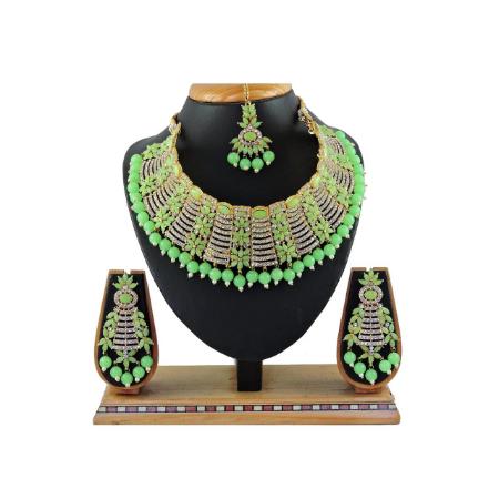 Picture of Ravishing Mint Necklace Set