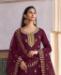 Picture of Ravishing Maroon Straight Cut Salwar Kameez