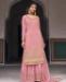 Picture of Good Looking Pink Straight Cut Salwar Kameez