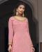 Picture of Good Looking Pink Straight Cut Salwar Kameez