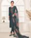 Picture of Fine Dark Grey Straight Cut Salwar Kameez