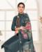 Picture of Fine Dark Grey Straight Cut Salwar Kameez