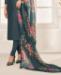 Picture of Fine Dark Grey Straight Cut Salwar Kameez