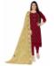 Picture of Pretty Maroon Straight Cut Salwar Kameez