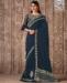 Picture of Well Formed Blue Georgette Saree