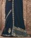 Picture of Well Formed Blue Georgette Saree