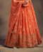 Picture of Superb Orange Lehenga Choli