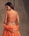 Picture of Superb Orange Lehenga Choli