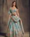 Picture of Comely Sky Blue Lehenga Choli