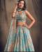 Picture of Comely Sky Blue Lehenga Choli