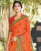 Picture of Delightful Orange Casual Saree