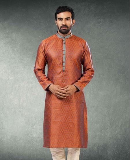 Picture of Beauteous Two Tone Brown/Blue Kurtas