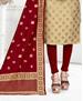 Picture of Sublime Beige Straight Cut Salwar Kameez