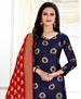 Picture of Nice Blue Straight Cut Salwar Kameez