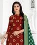 Picture of Fascinating Maroon Straight Cut Salwar Kameez