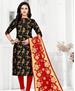 Picture of Elegant Black Straight Cut Salwar Kameez