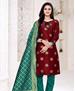 Picture of Pleasing Maroon Straight Cut Salwar Kameez