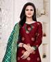 Picture of Pleasing Maroon Straight Cut Salwar Kameez