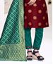 Picture of Pleasing Maroon Straight Cut Salwar Kameez