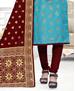 Picture of Grand Sky Blue Straight Cut Salwar Kameez