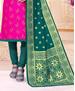 Picture of Enticing Pink Straight Cut Salwar Kameez