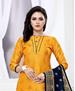 Picture of Shapely Yellow Straight Cut Salwar Kameez