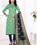 Picture of Pretty Sea Green Straight Cut Salwar Kameez