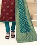 Picture of Exquisite Maroon Straight Cut Salwar Kameez