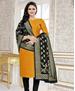 Picture of Grand Yellow Straight Cut Salwar Kameez