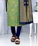 Picture of Bewitching Parrot Green Straight Cut Salwar Kameez