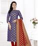 Picture of Excellent Blue Straight Cut Salwar Kameez