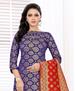 Picture of Excellent Blue Straight Cut Salwar Kameez