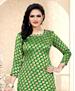 Picture of Graceful Green Straight Cut Salwar Kameez