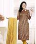 Picture of Good Looking Maroon Straight Cut Salwar Kameez