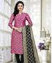 Picture of Enticing Pink Straight Cut Salwar Kameez