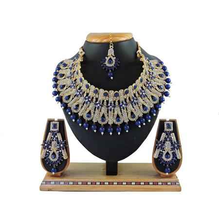 Picture of Elegant Blue Necklace Set