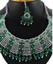 Picture of Stunning Green Necklace Set