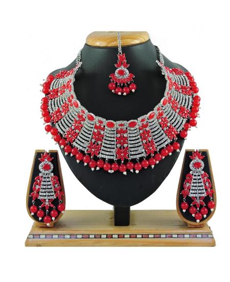 Picture of Amazing Red Necklace Set