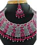 Picture of Grand Rani Pink Necklace Set