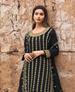 Picture of Beauteous Black Straight Cut Salwar Kameez