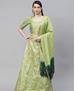 Picture of Alluring Floracance Green Lehenga Choli