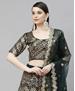 Picture of Gorgeous Dark Green Lehenga Choli