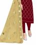 Picture of Pretty Maroon Straight Cut Salwar Kameez