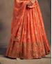 Picture of Superb Orange Lehenga Choli