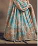 Picture of Comely Sky Blue Lehenga Choli